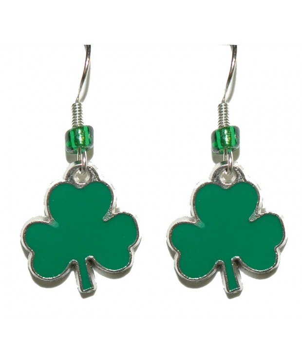 Bright Patricks Shamrock Earrings H016