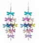 DaisyJewel Metallic Dragonfly Chandelier Earrings