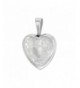 Sterling Silver Locket Necklace Engraving