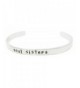 SOUL SISTERS Stamped Aluminum Bracelet