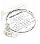 Silvertone Prayer Bangle Bracelet Tri tone