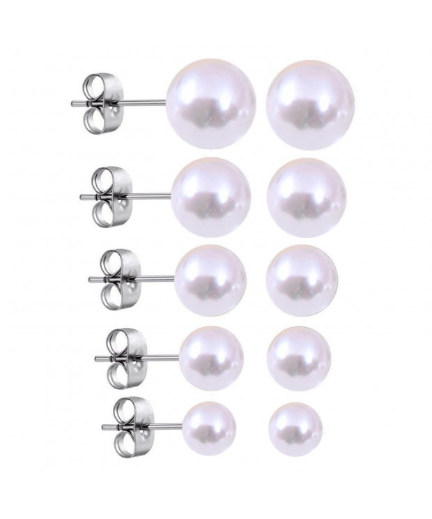 Pairs Hypoallergenic Stainless Imitation Earrings