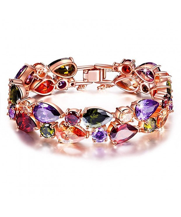 Zirconia Multicolor Bracelet Crystal Wedding
