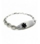 MyIDDr Pre Engraved Customizable Bracelet Warfarin