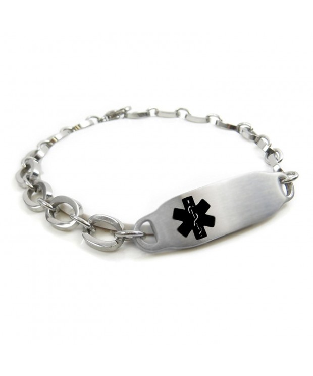 MyIDDr Pre Engraved Customizable Bracelet Warfarin