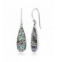 Sterling Natural Filigree Teardrop Earrings