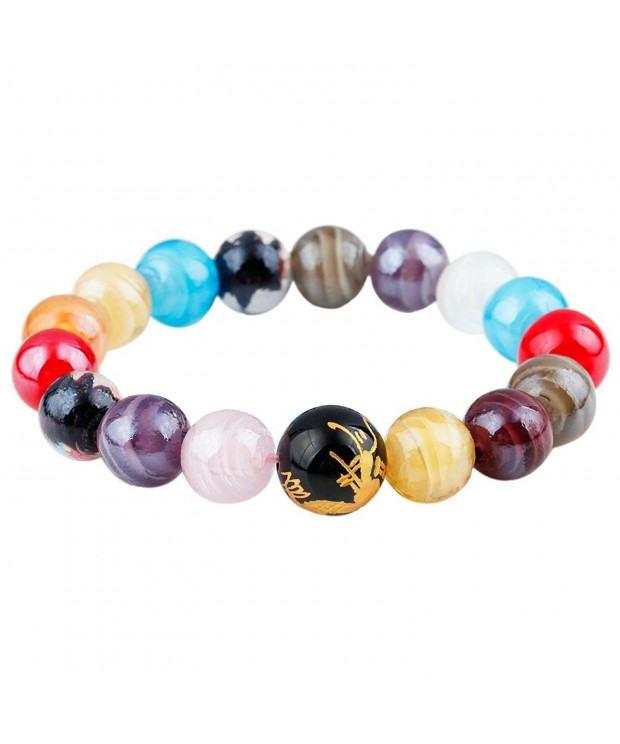 SUNYIK Precious Gemstone Bracelet Lampwork