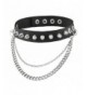 HZMAN Fashion Studded Leather Necklace