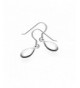 Sterling Silver Rounded Dangle Earrings