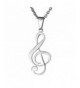 VALYRIA Stainless Musical Pendant Necklace