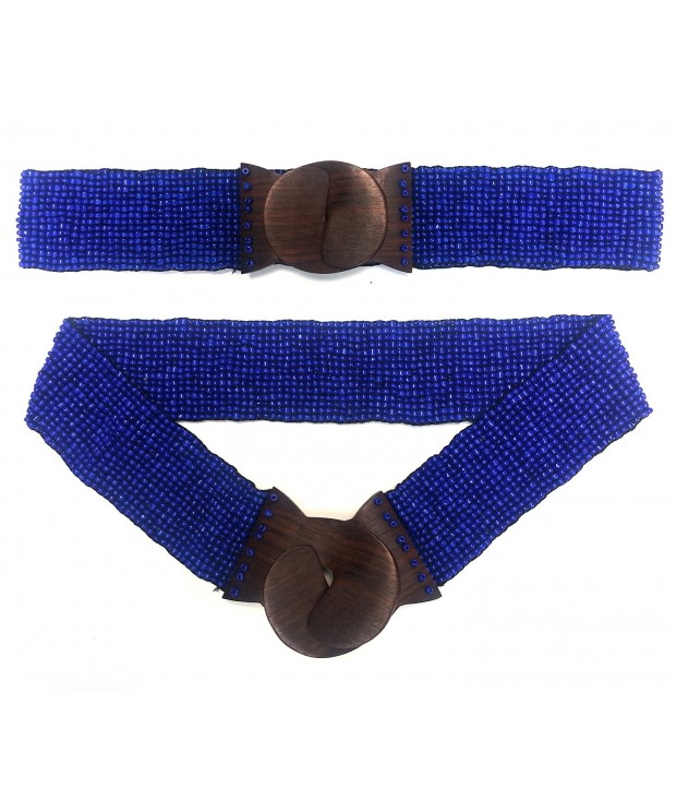 Hand made Elastic Stretchy Beaded Wooden