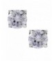 Lavender Zirconia Sterling Magnetic Earrings
