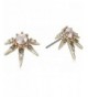 Panacea Rose Gold Spike Earrings