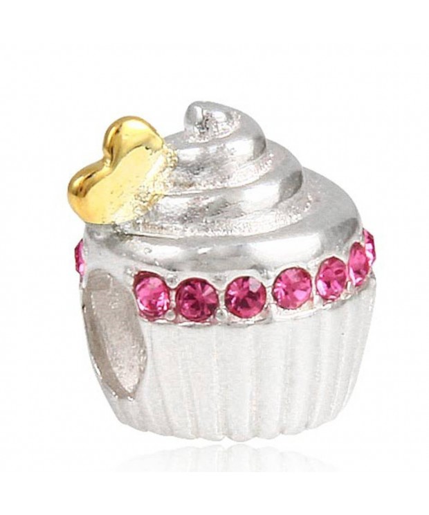 Choruslove Cupcake Golden Bracelet Crystal