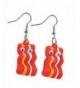 Love BACON Bacon Googly Earrings