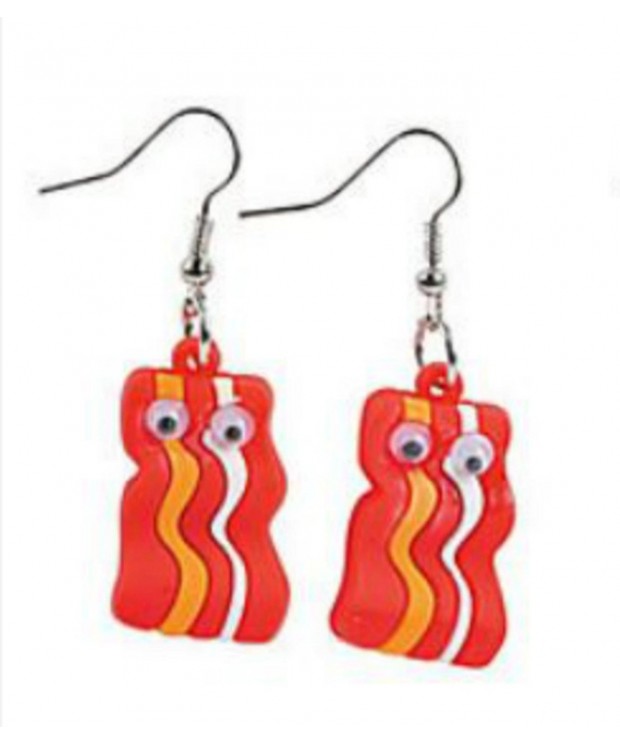 Love BACON Bacon Googly Earrings