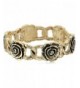 1928 Jewelry Gold Tone Stretch Bracelet