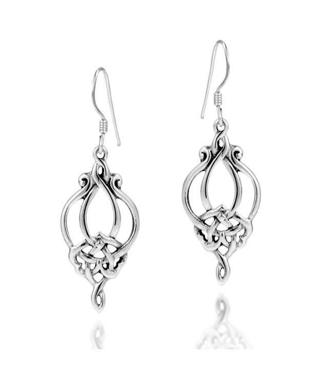 Gorgeous Celtic Filigree Sterling Earrings