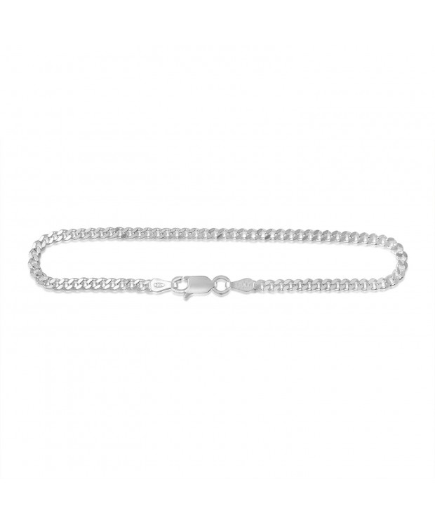 Sterling Silver Cuban Chain Bracelet