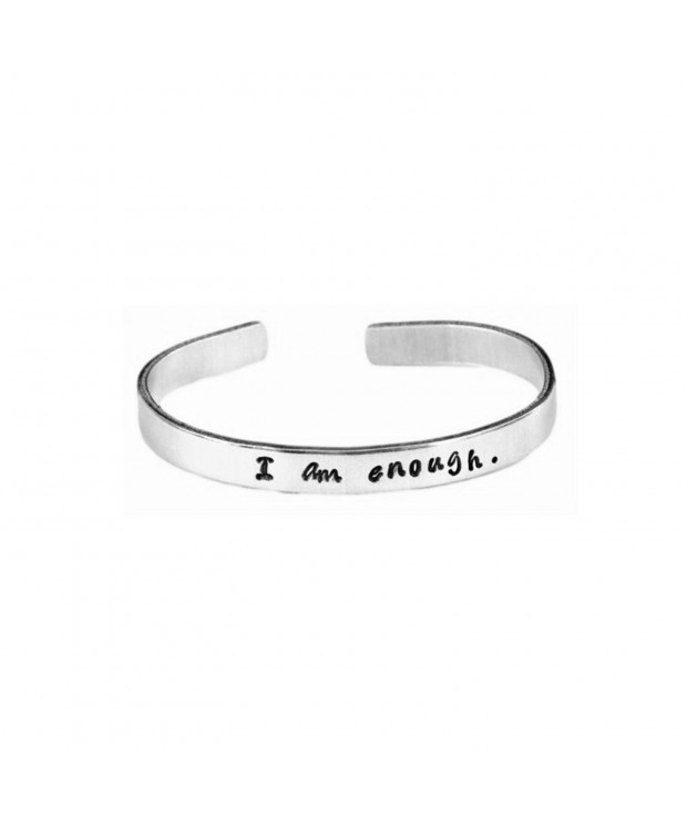 Am Enough Aluminum Bracelet Adjustable