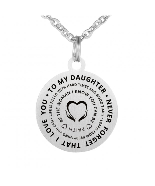 Daughter Necklace stainless waterproof Birthday