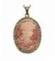 Peach Pendant Necklace Fashion Jewelry