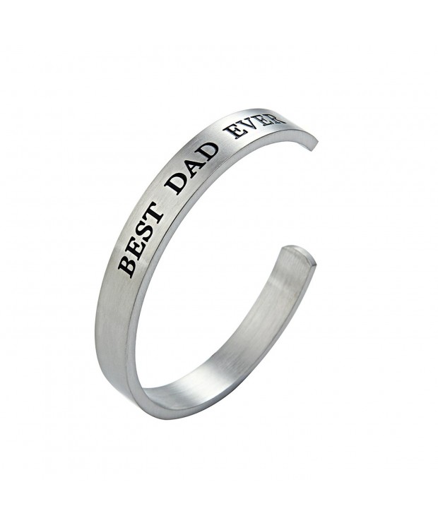 Jewelady Fathers Bracelet Stainless Engraved