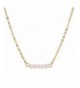 Befettly Gemstone Necklace Chain CK7 Pink Opal