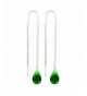 Sterling Silver Shaped Threader Earrings