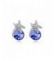Crystal Diamond Starfish Earrings SWAROVSKI