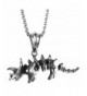 Titanium Pendant Necklace Fashion Dinosaur