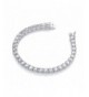 Wonderful Zirconia Tennis Bracelet Measures