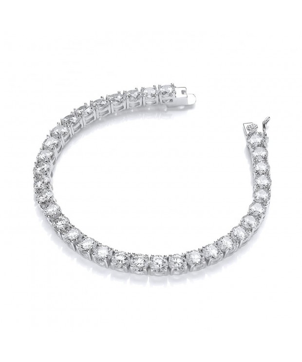 Wonderful Zirconia Tennis Bracelet Measures