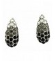 Vintage Simulated Rhinestone Clip Earrings