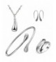 BOHG Sterling Teardrop Bracelet Earrings