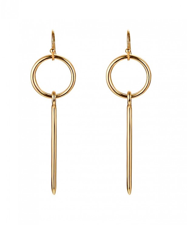 Fashion Stylish Vertical Minimal Earrings