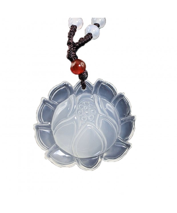 natural chalcedony Blessing auspicious Necklaces