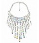 Qiaose Crystal Necklace Wedding Statement