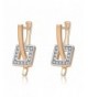 Mytys Crystal Square Special Earrings