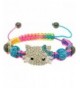 Bracelet Crystal Encrusted Shamballa Colorful