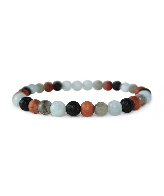 Leboha Essential Bracelet Labradorite Aquamarine