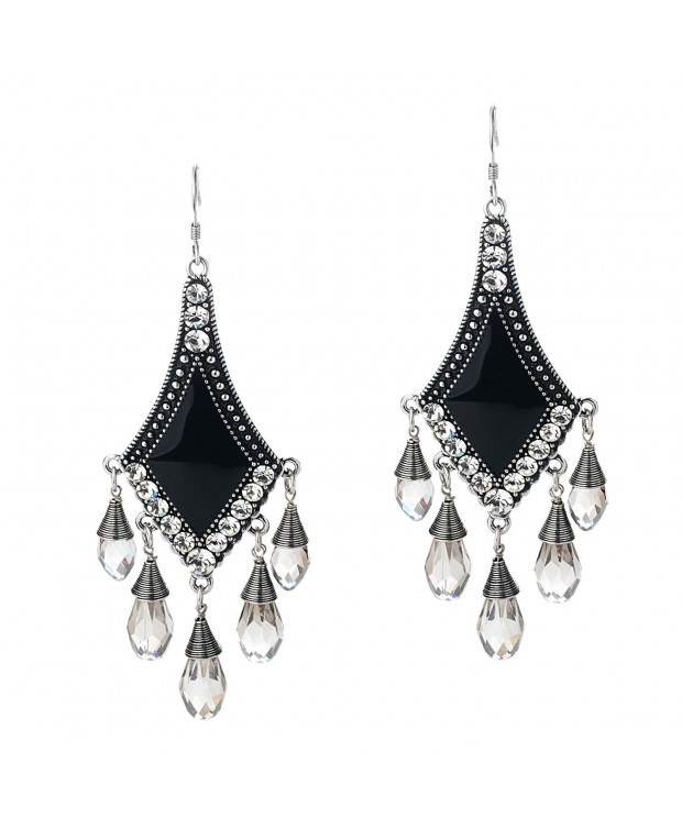 She Lian Rhinestone Chandelier Earrings