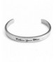 Womens Inspirational Lead Free Pewter Bracelet