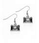 PammyJ Miniature Camera Crystal Earrings