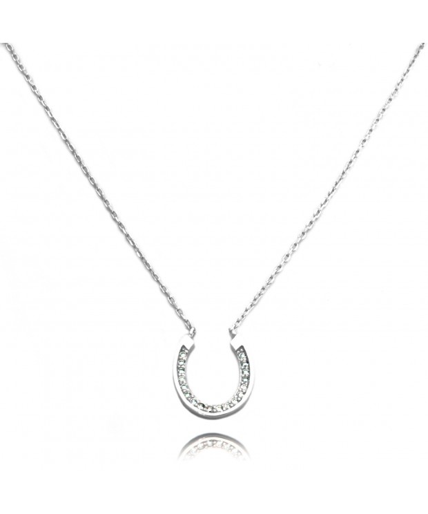 TIONEER Sterling Silver Horseshoe Necklace