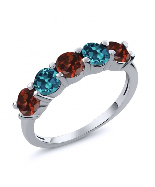 Garnet London Sterling Silver Wedding