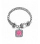 Daughter Classic Silver Crystal Bracelet