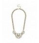 Lux Accessories Crystal Statement Necklace