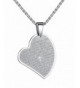 Stainless Pendant Necklace Silver Tone ddp024yi
