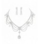Rosemarie Collections Dangling Necklace Earrings